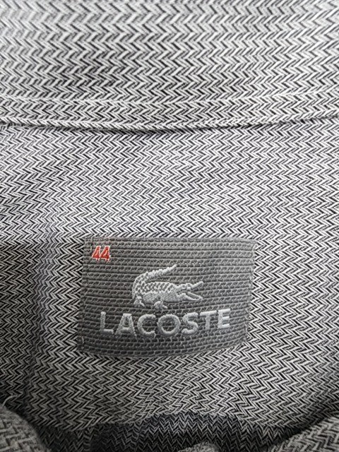 Lacoste Men Gray Shirt size 44 product image 6