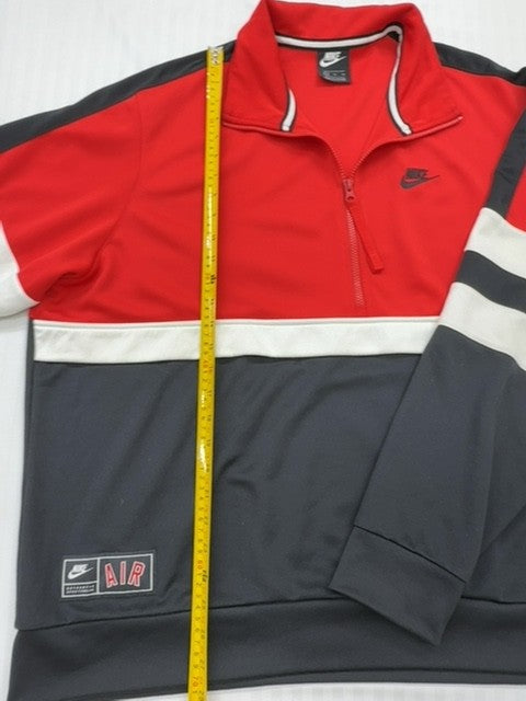 Nike Air Woven Track Jacket XL Red/Blk/Wht Logo Patch