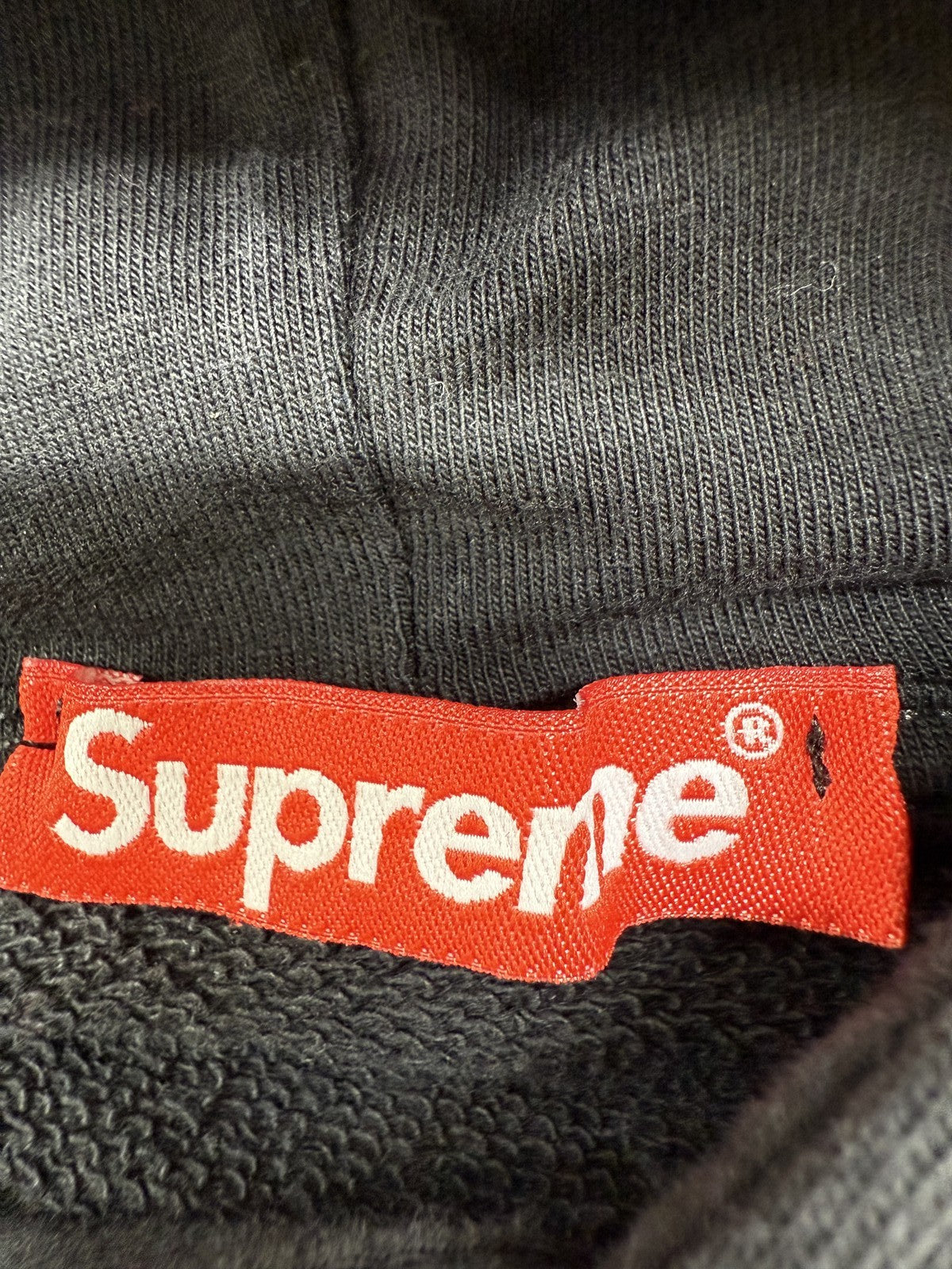 Supreme Box Logo Grey Hoodie XS Men's 100% Cotton