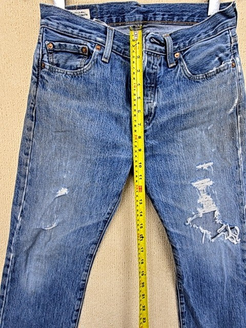 Levi's Unisex 501 Blue Jeans W29 L30 Vintage USA Made
