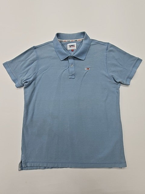 Tommy Jeans Men Blue Polo Shirt size M product image 1