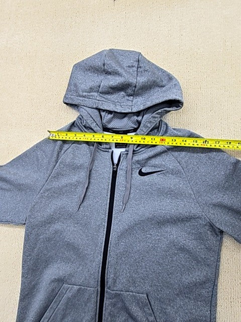 Nike Men's Grey Dri-FIT Pullover Hoodie Size M Performance Fleece