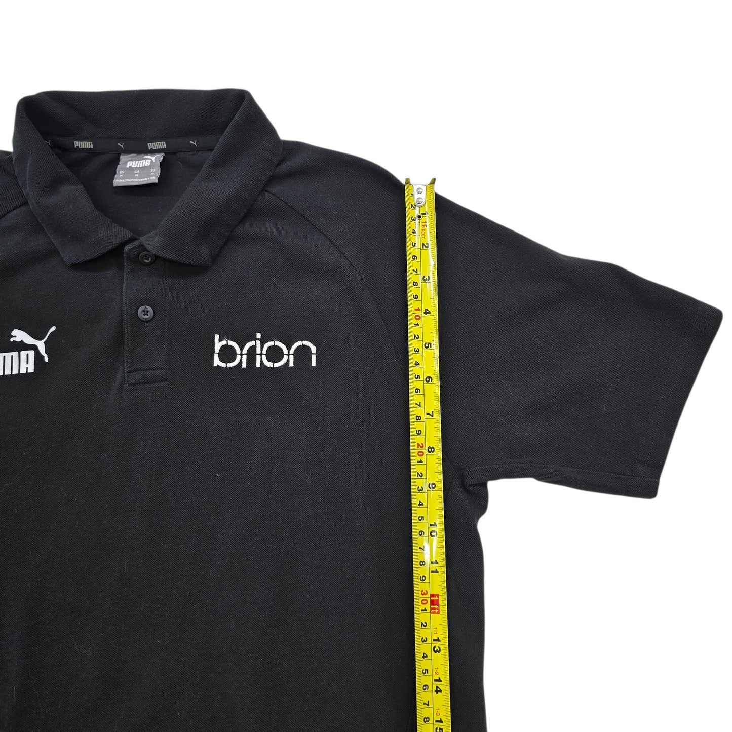 Puma Men Black Polo Shirt size M product image 6
