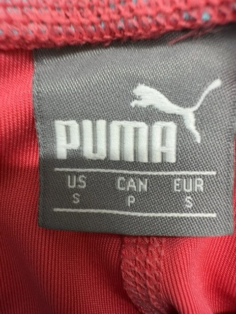 PUMA Men's Red Athletic Tights Size S Stretch Training Pants