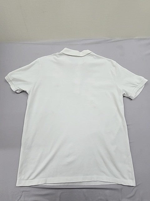 Lacoste Men's White Short Sleeve Polo Shirt Size S France Cotton