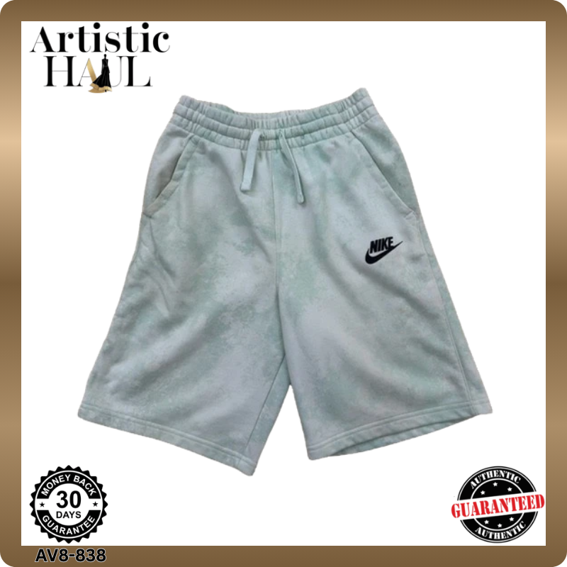 Nike Boys XL Green Tie-Dye Athletic Shorts Gym Training