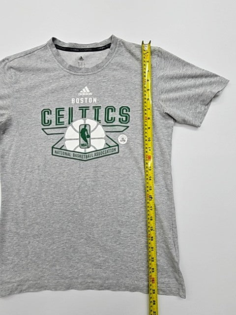 Adidas Unisex Boston Celtics Gray Basketball T-Shirt Women's S