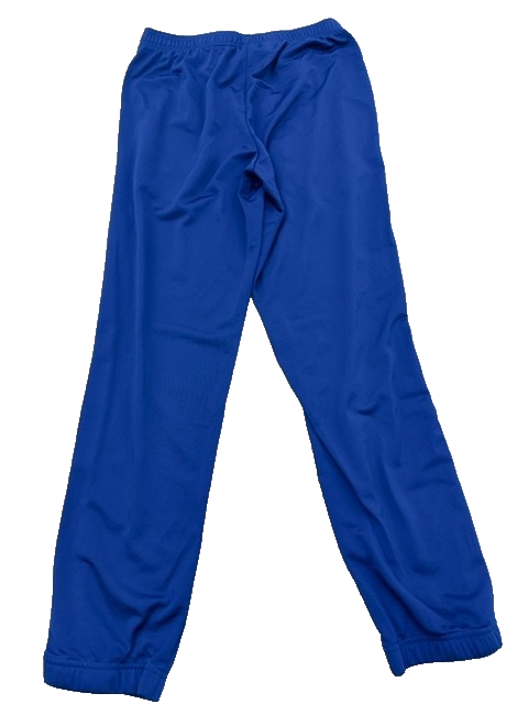 Adidas Blue Track Pants Men's M 100% Polyester Solid NWT
