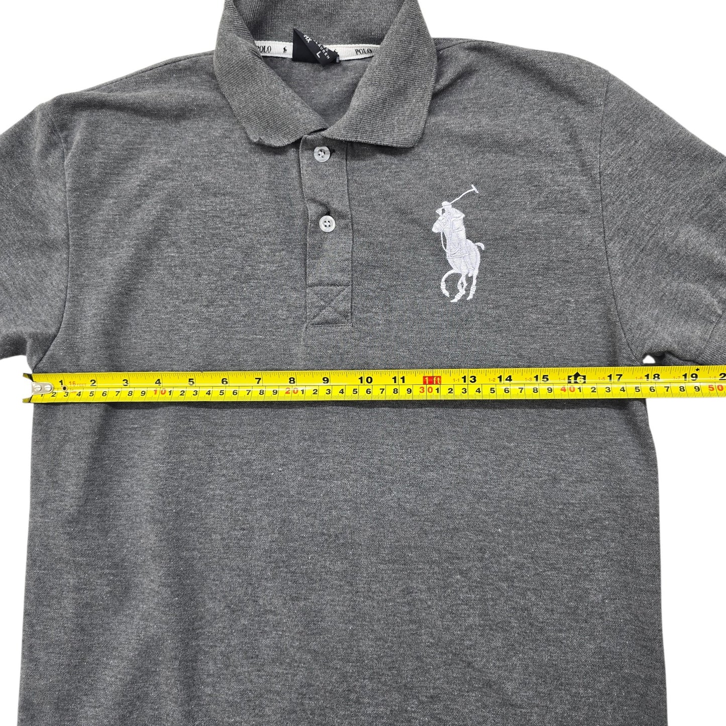Polo Ralph Lauren Men Gray Polo Shirt size L product image 5