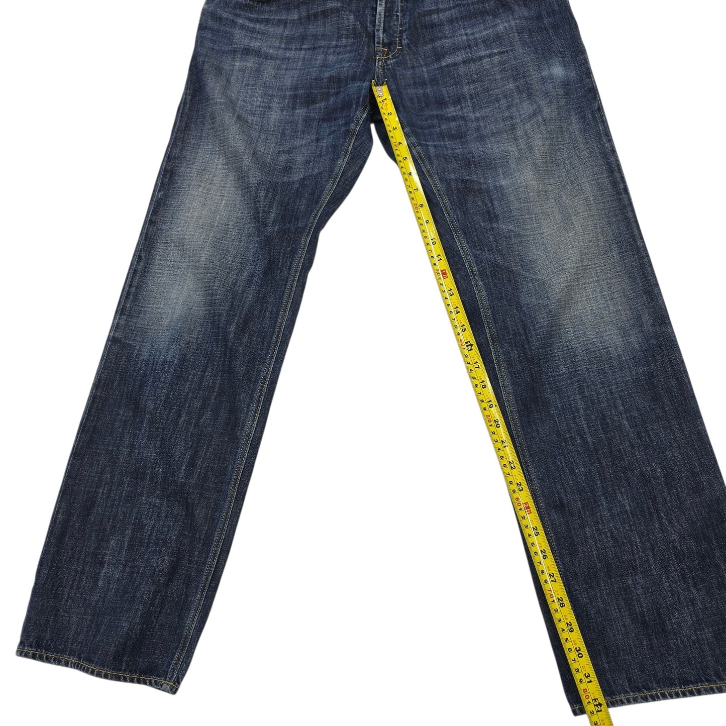 BOSS Men's Dark Blue Straight Leg Jeans Size 40/34