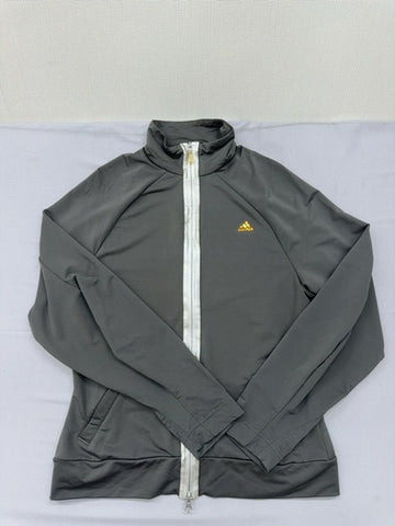 Adidas Women's Grey Clima365 Track Jacket Full Zip Training