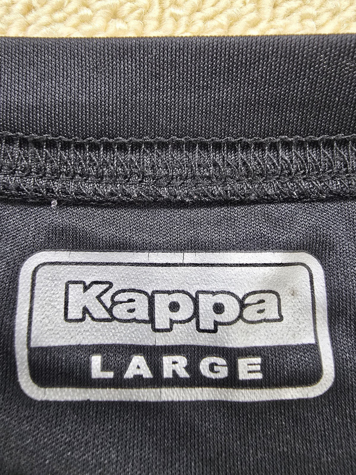 Kappa Esperanza Soccer Jersey #12 Black L Vintage 2018 Bulgaria