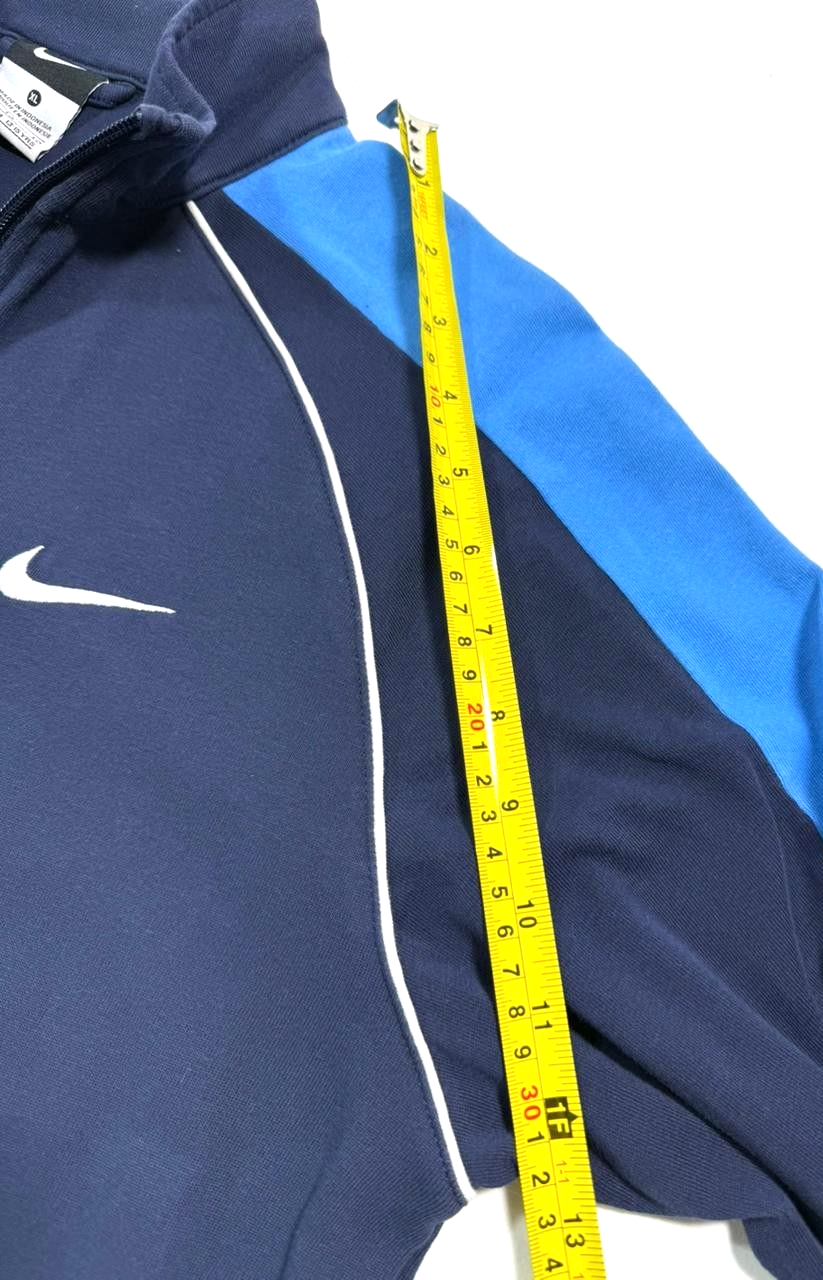 Men's Nike Track Jacket With A Blue And Navy Blue Color - XL
