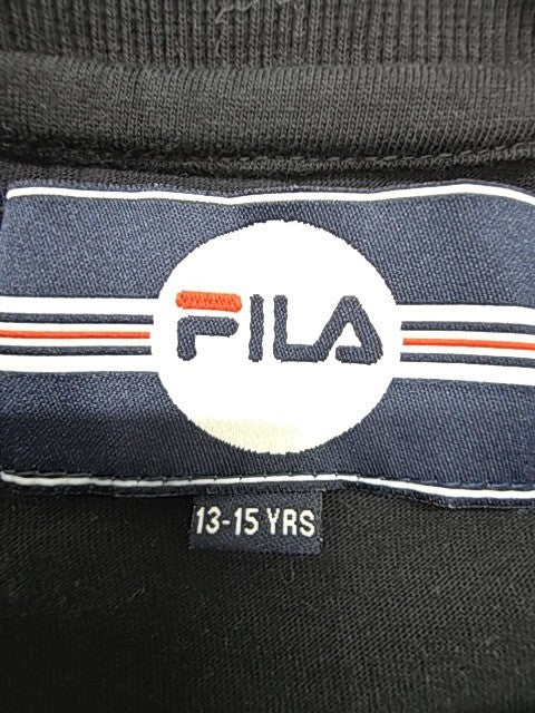 Fila Boys Black T-Shirt size 13-15 product image 4