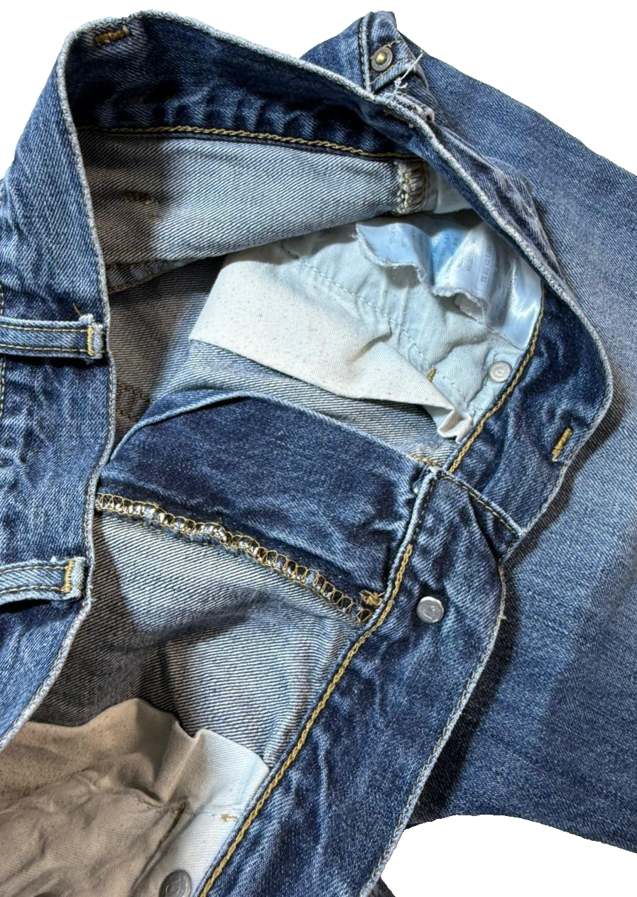 Carhartt Men's Slim Fit Blue Jeans 29X32 Vintage Style Logo Denim