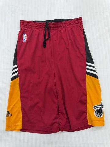 Adidas Men's Red Miami Heat Swingman Basketball Shorts XL