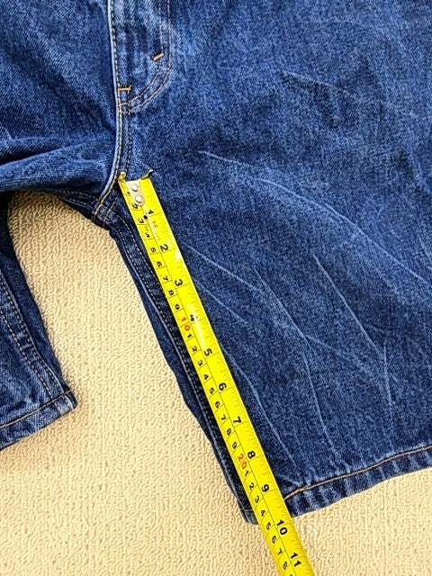 Levi's Men's Dark Wash Taper Fit Shorts Size 34 Stretch 10" Inseam