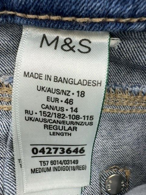 M&S Women Blue Jeans size S product image 3