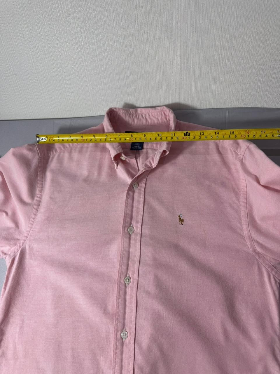 Ralph Lauren Boys Pink Button Down Shirt Size 6 Long Sleeve Cotton