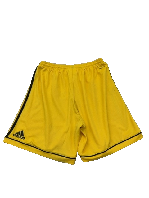 Adidas Unisex Yellow Shorts – Size L, Striped