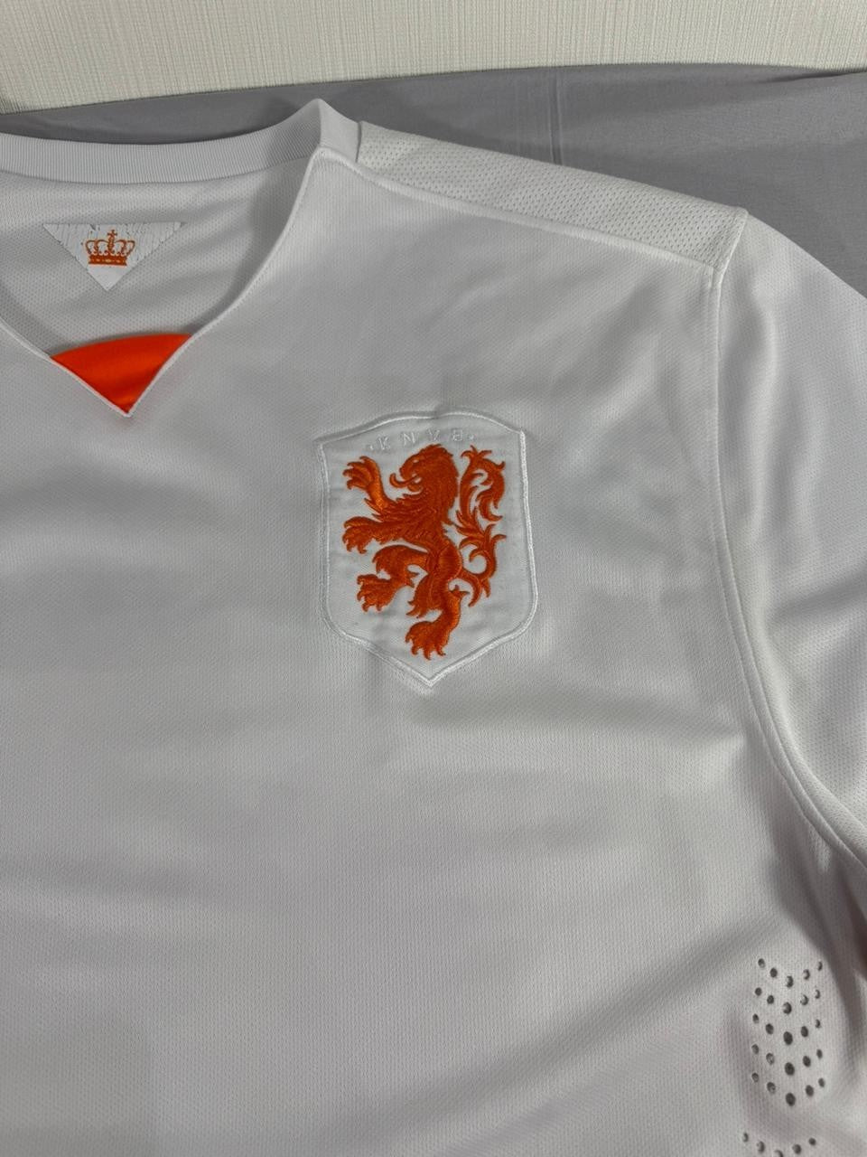 Nike Netherlands National Team Jersey White Orange Lion Dri-FIT Football Shirt