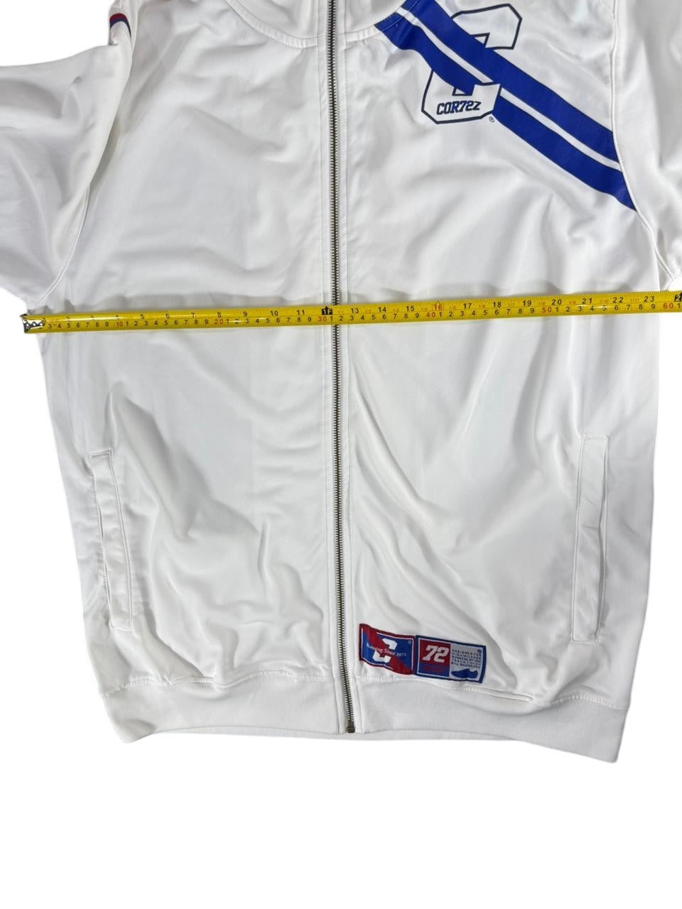 Nike White Full Zip Track Jacket Zip Up Sportswear Size XL
