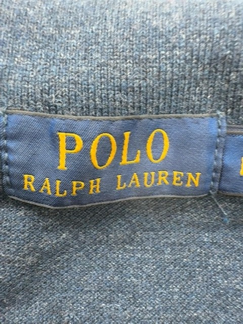 Polo Ralph Lauren Men's Navy Blue Polo Shirt Size L Pony Logo