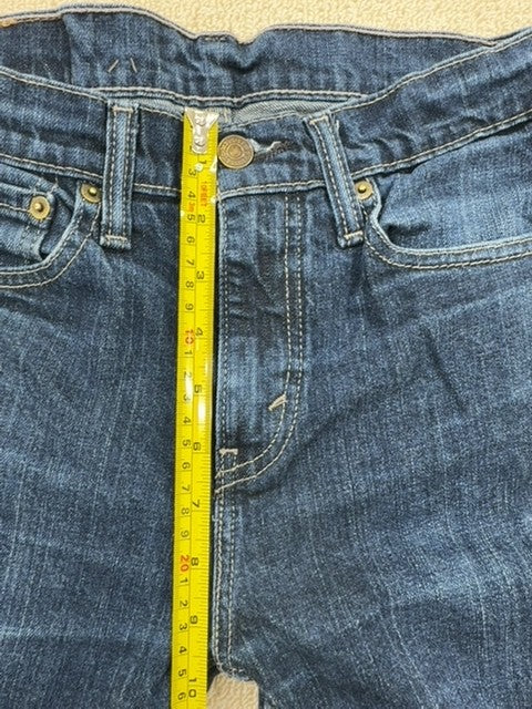 Levi's 513 Slim Straight Men's Jeans 29x34 Zip Fly Denim