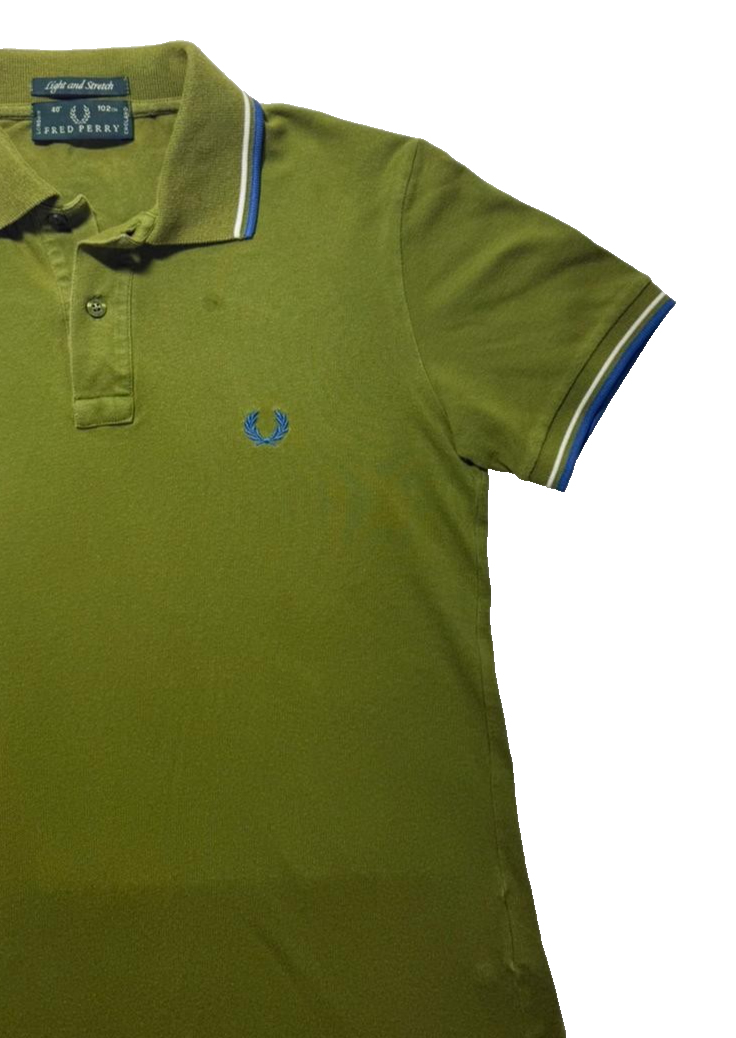 Fred Perry Green Polos T-Shirt Rare Vintage | Size: 40