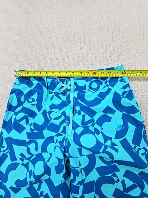 Nike Men's Blue Turquoise Swim Trunks Volley Short Size M