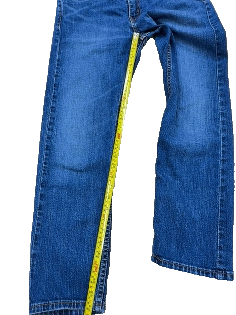 Levi's 502 Taper Fit Men's Blue Jeans 30x30 Zip Fly