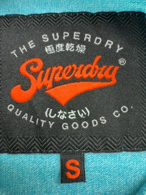 Superdry Women's Turquoise Vintage Logo T-Shirt Size S