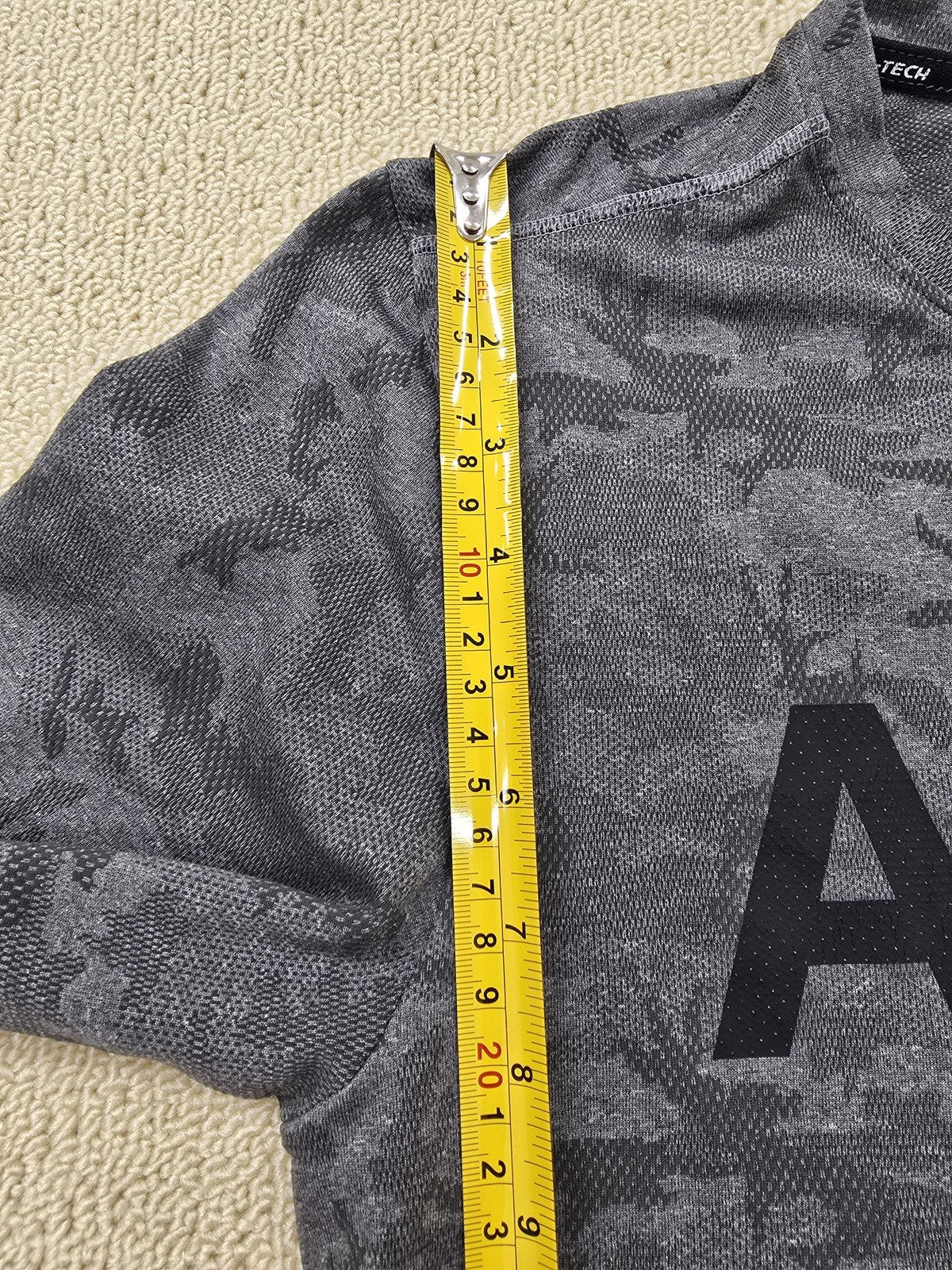 Champion Pro-Tech ARMY Camo T-Shirt XL Dark Gray Men's