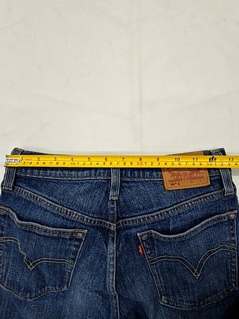 Levi's 501 Original Fit Straight Leg Women's XXL Medium Blue Jeans