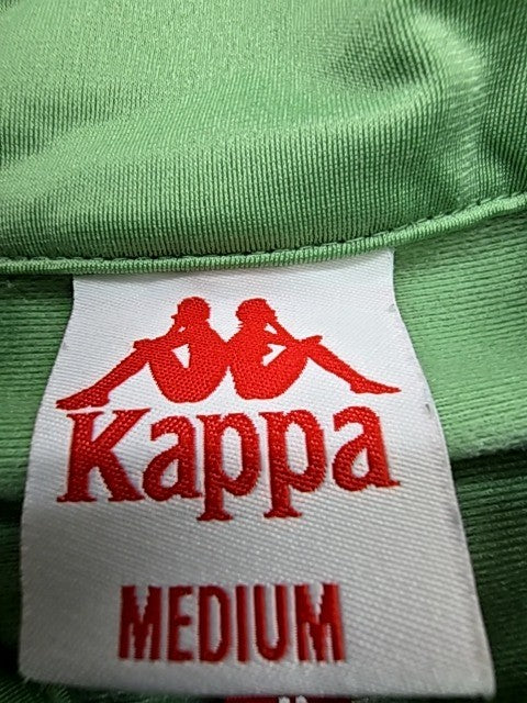 Kappa Artem 2 Track Jacket Men Medium Green Logo Tape