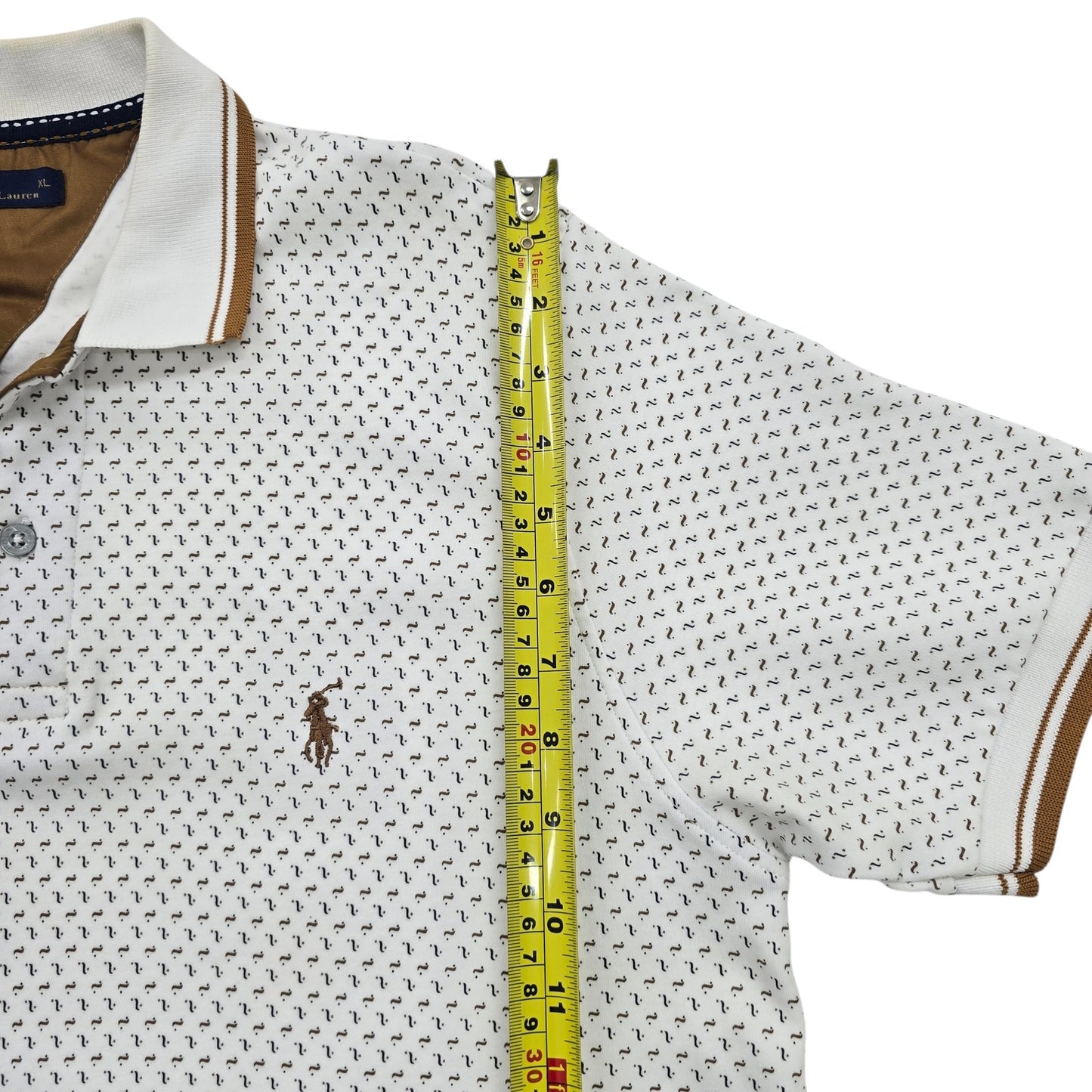 Polo Ralph Lauren Men White Polo Shirt size XL product image 5