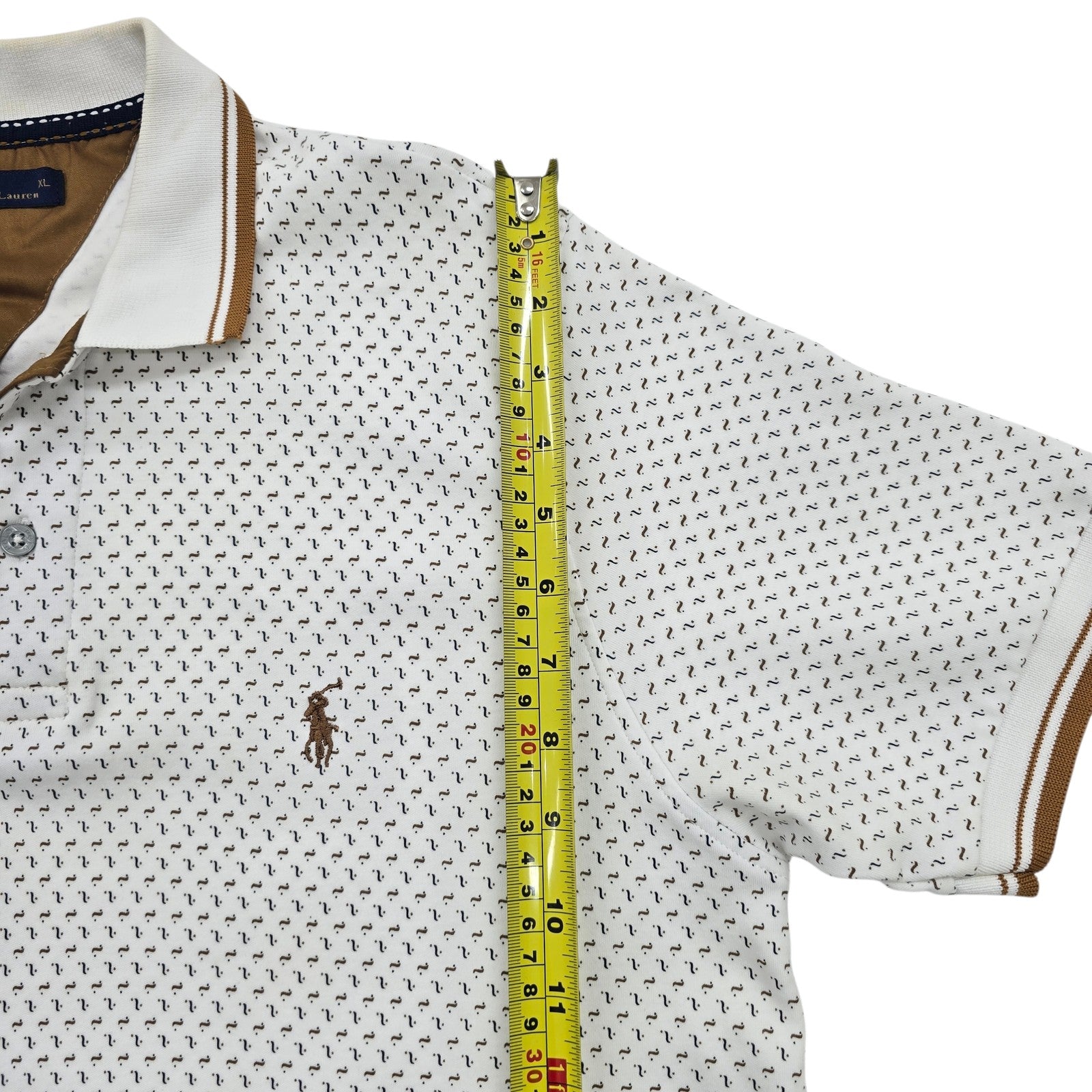 Polo Ralph Lauren Men White Polo Shirt size XL product image 5