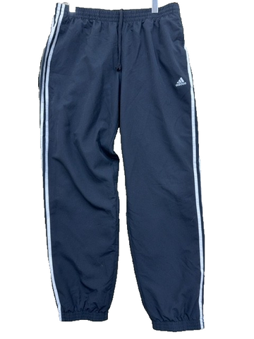Adidas Men's Navy Track Pants Size L Performance Tapered