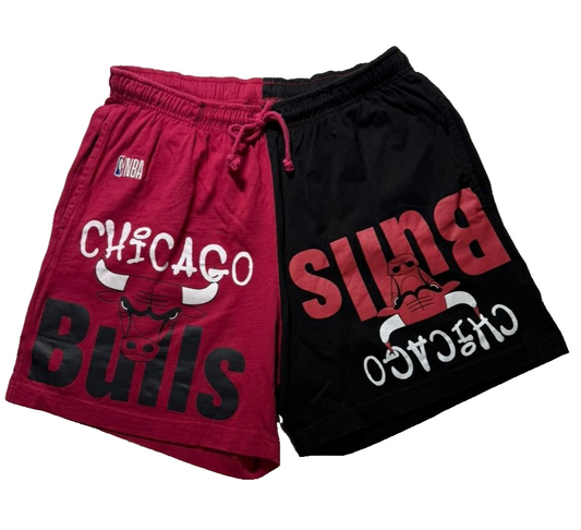 Chicago Bulls Shorts Men's Multicolor Shorts – Size S, Logo