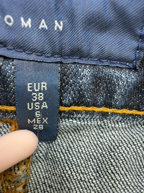 Zara Women Blue Skirt size S product image 7