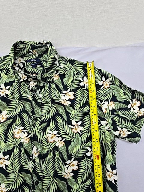 Kiabi Unisex Tropical Floral Short Sleeve Shirt L EUR 41-42 Cotton Blend