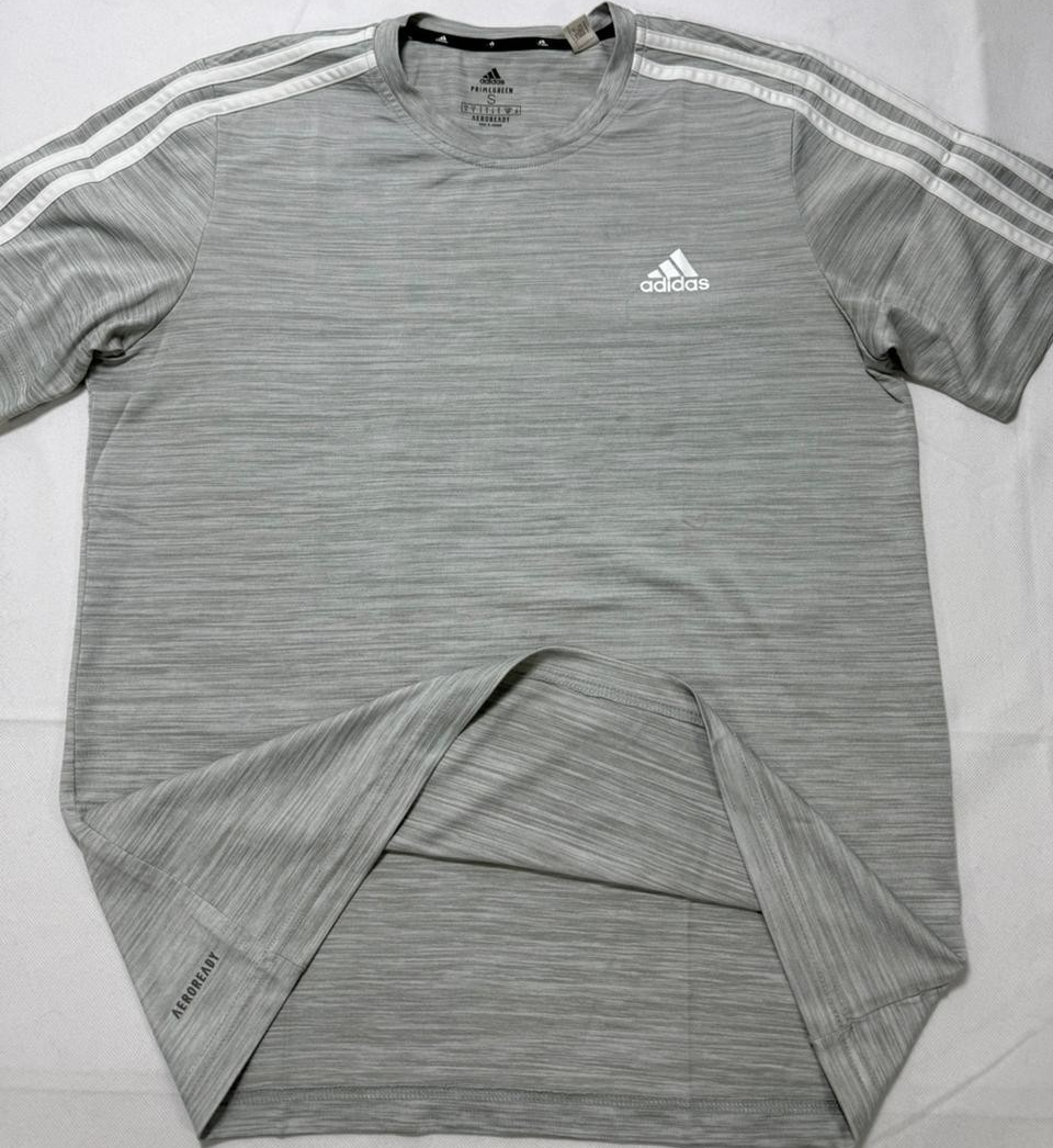 Adidas Aeroready Primegreen Gray Training T-Shirt Small