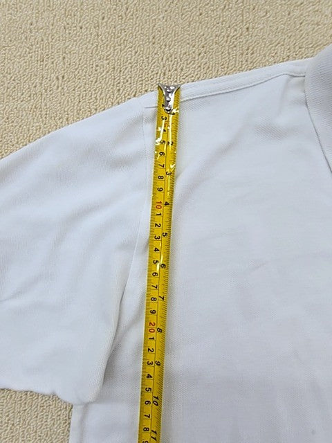 Robe di Kappa Men's White Cotton Polo Shirt Large Omini Logo