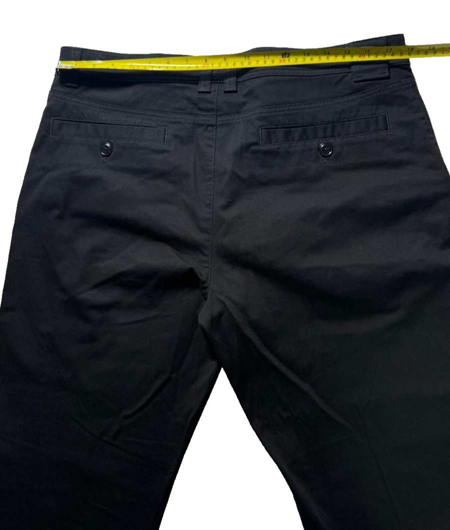 Diesel Black Cotton Blend Pants for Men - Modern Designer Casual Wear SIZE 54
