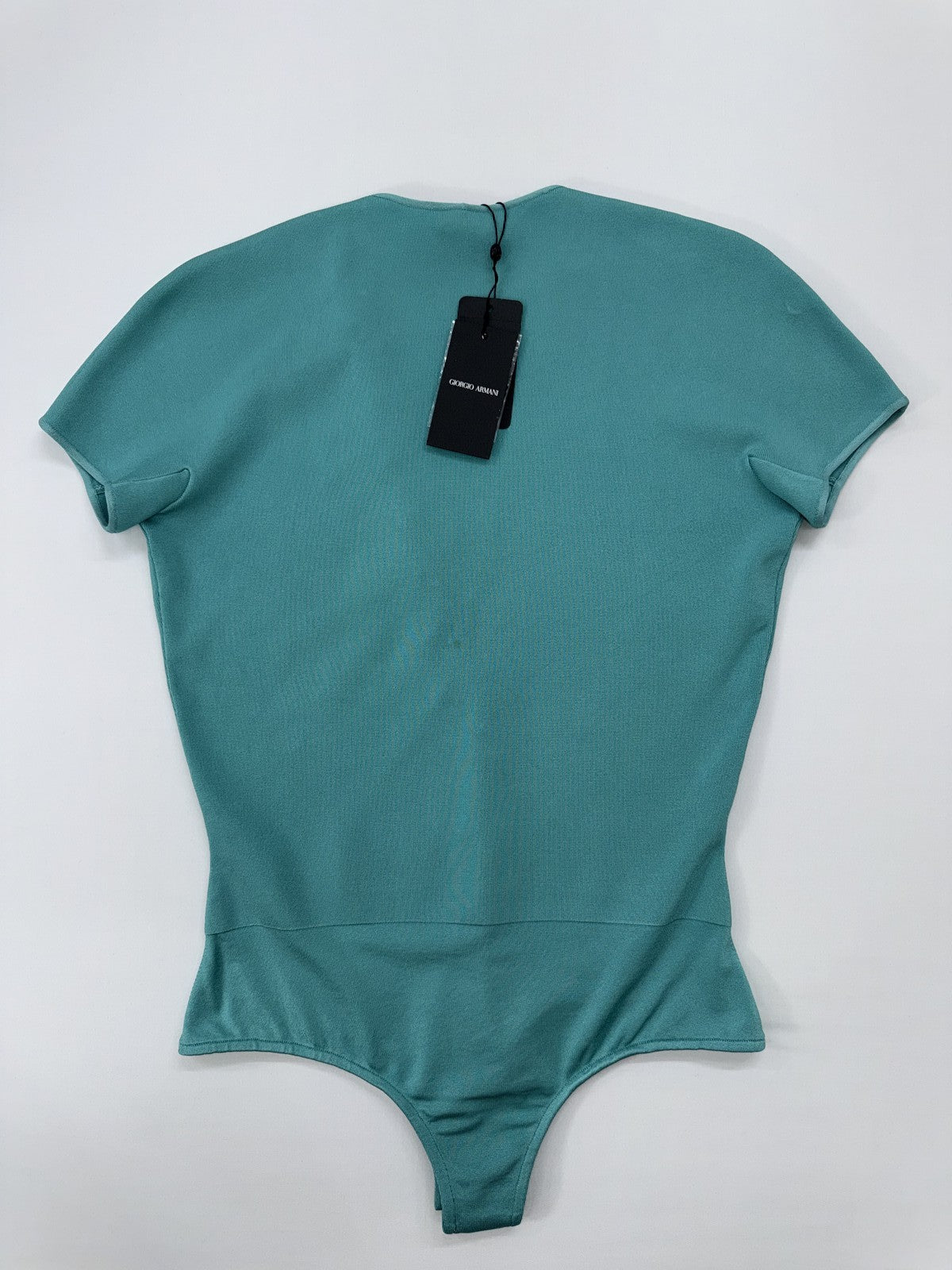 Giorgio Armani Women’s Teal Henley Bodysuit EU 46