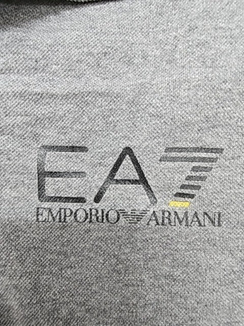 EA7 Men Gray Polo Shirt size M product image 6