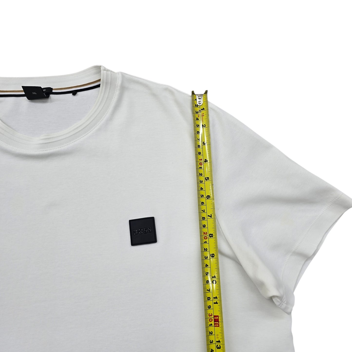 Hugo Boss Men White T-Shirt size XXL product image 6