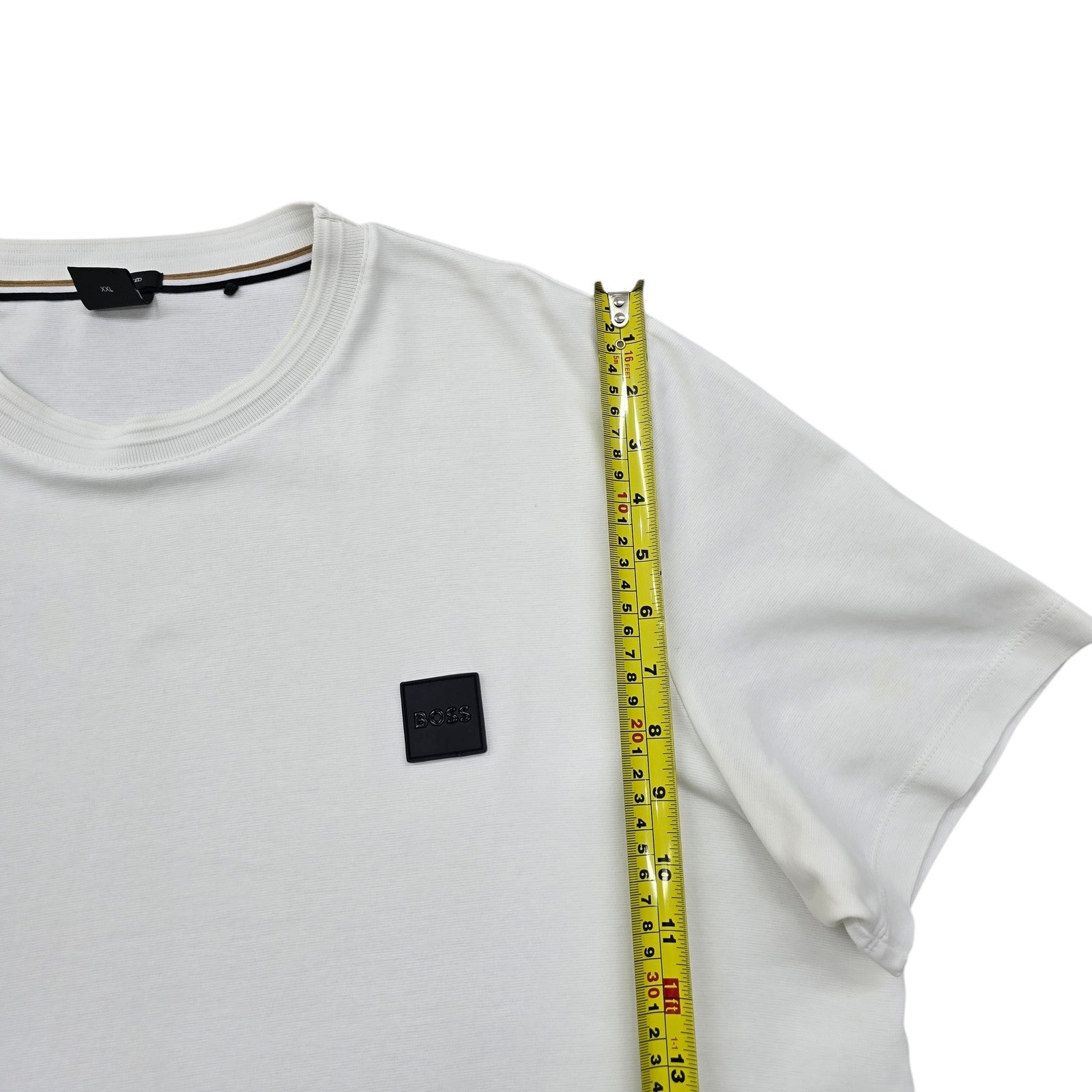 Hugo Boss Men White T-Shirt size XXL product image 6