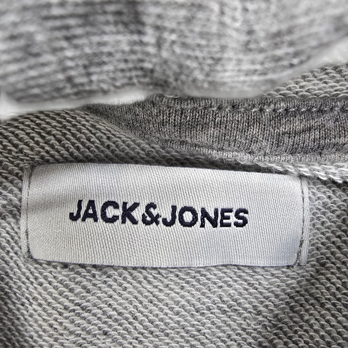 Jack & Jones Men Gray Hoodie size XL product image 3