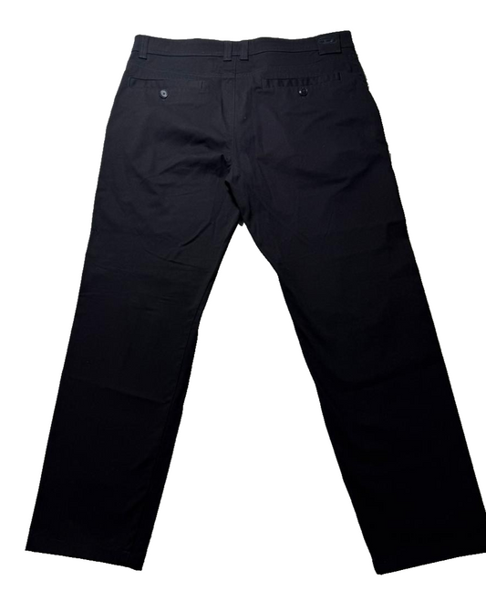 Diesel Black Cotton Blend Pants for Men - Modern Designer Casual Wear SIZE 54